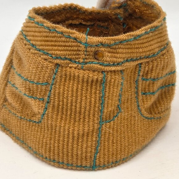 Bratz Doll Y2K Style Denim Bucket Hat & Retro Corduroy Mini Skirt Outfit Set - Picture 2 of 5